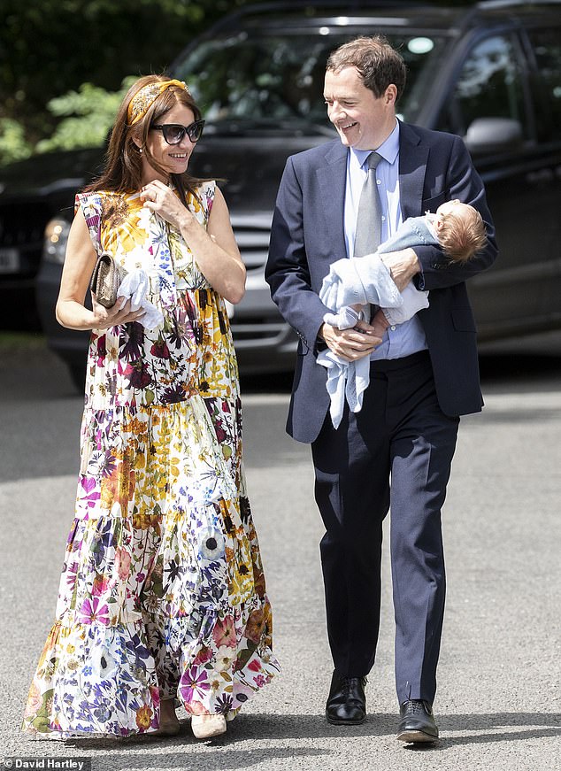 My congratulations to former Chancellor George Osborne and his fiancée, Thea Rogers, who have welcomed a second son, Arthur.  In the photo, George is carrying his first child, Beau, who was born in July 2021.