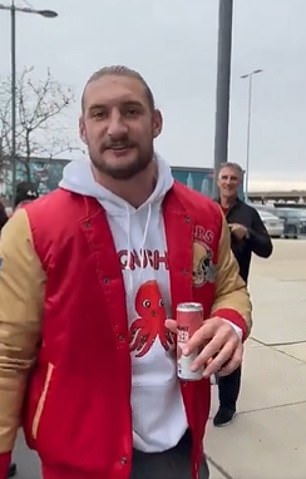 Los Angeles Chargers outside linebacker Joey Bosa got into a heated, profanity-laden argument with Philadelphia Eagles fans before watching his brother, Nick, play in the NFC Championship Game for the San Francisco 49ers on Sunday. .