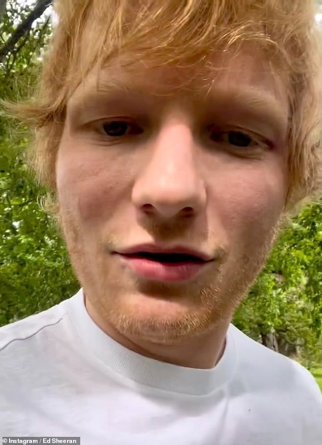 Honest: Ed Sheeran has revealed that some things have happened to him 