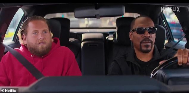 Two of the best: Eddie Murphy roasted Jonah Hill in a hilarious new teaser for his upcoming movie, You People, which opens Monday.