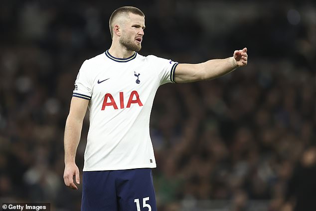 Eric Dier (above) has condemned the behavior of a Spurs fan who kicked Aaron Ramsdale after Arsenal's victory in the north London derby.