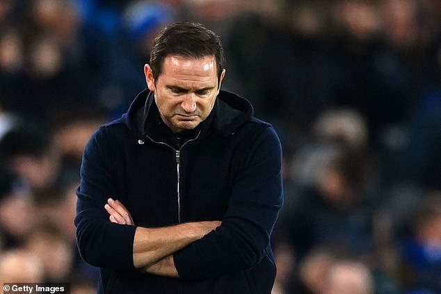 Frank Lampard's job is under great pressure after his team's humiliating defeat at Goodison Park.