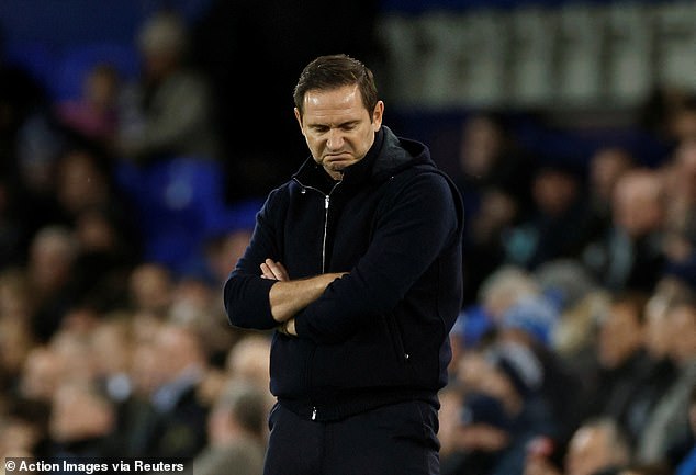 Frank Lampard risks losing his job as Everton manager after a dismal start to the season