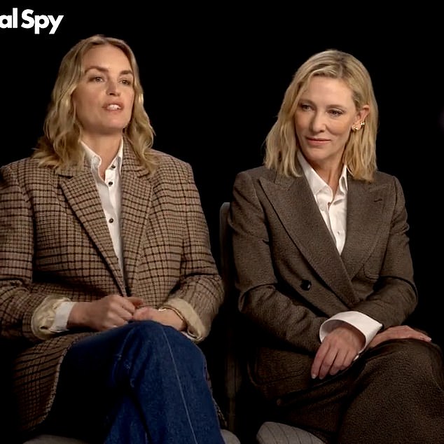 Cate Blanchett (right, with Nina Hoss) has sparked confusion after images surfaced of the actress apparently 