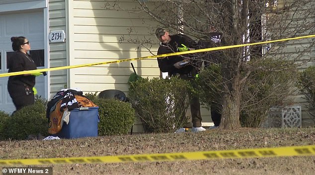 Police found five people dead at the North Carolina home shortly after 7 a.m. Saturday.