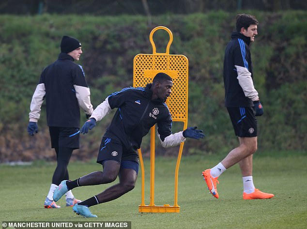 Defender Axel Tuanzebe has been out for the past six months with a back injury.