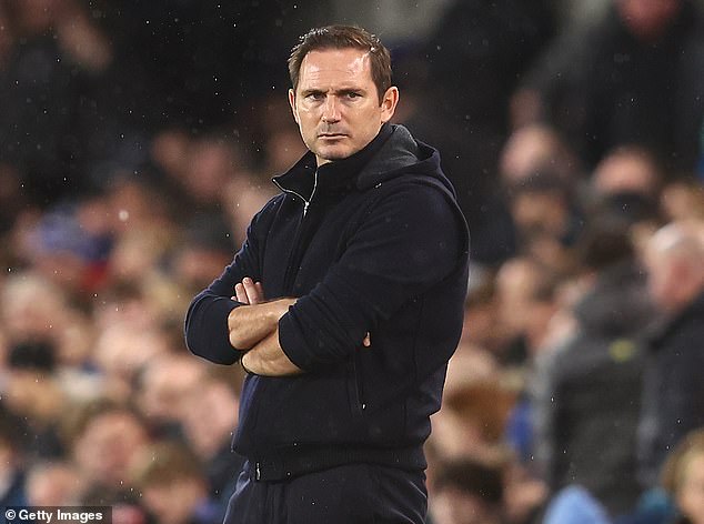 Frank Lampard is under pressure to keep his job at Everton amid his losing streak