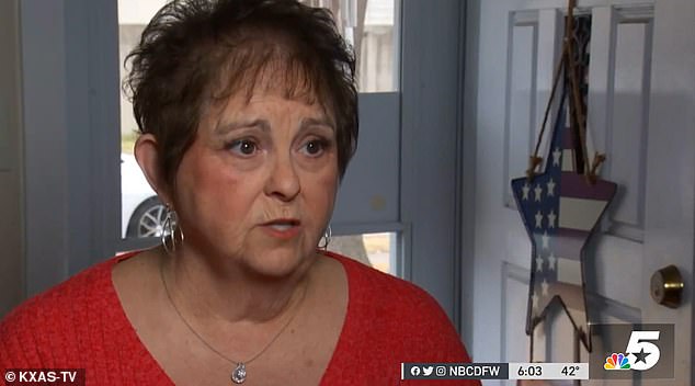 Elaine White, 66, said around 25 men showed up at her door, mistakenly believing they were going to find a prostitute.