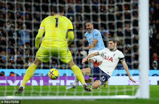 Hugo Lloris made another high-profile mistake to allow Riyad Mahrez to give Manchester City the lead