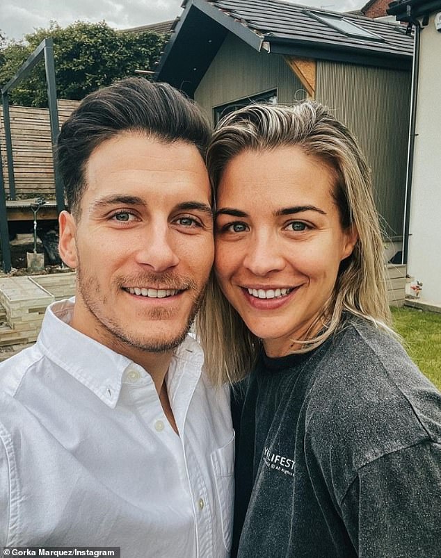 Hooked?  Gemma Atkinson and Gorka Márquez have sparked rumors that they got married in secret after a crpytic Instagram post