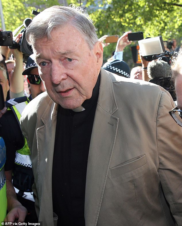 Controversial Catholic Church figure George Pell (above) will be buried in the crypt of Sydney's St Mary's Cathedral on Thursday.