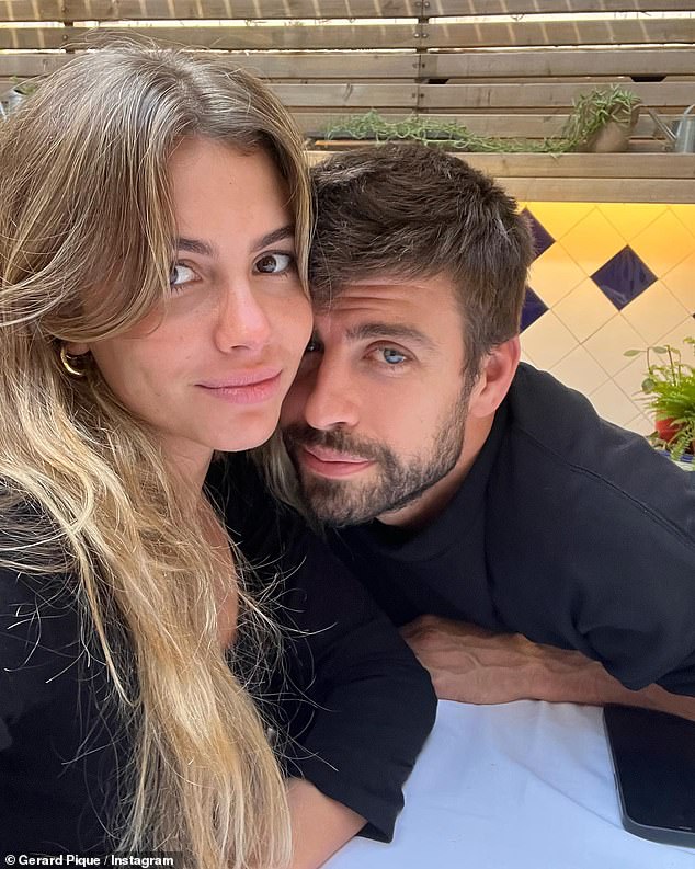 Shots fired: Gerard Pique delivered the final blow in his turbulent split from Shakira on Wednesday when he went Instagram official with girlfriend Clara Chia