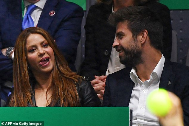 Gerard Piqué (right) has mocked the new dissident song by Shakira (left) that was directed at him