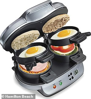 Get this best selling Hamilton Beach dual breakfast sandwich maker for