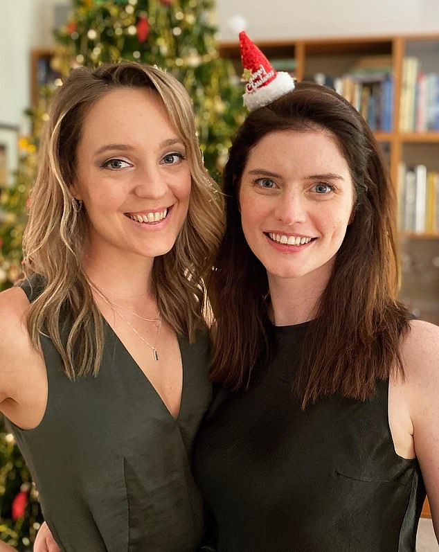 Social activist Sally Rugg (pictured with her partner, ABC comedian Kate McCartney) had bragged online about landing her new job as chief of staff to independent MP Dr Monique Ryan, but is now suing her alone a few months later.