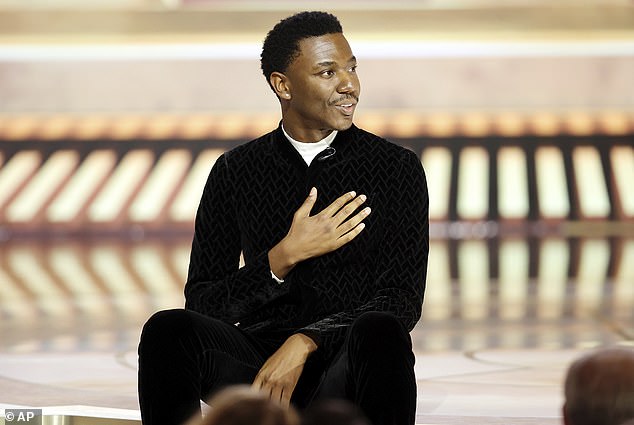 Comedian Jerrod Carmichael delivered a sometimes awkward monologue about the recent Golden Globes diversity scandal and how he was chosen for the concert because of his race.