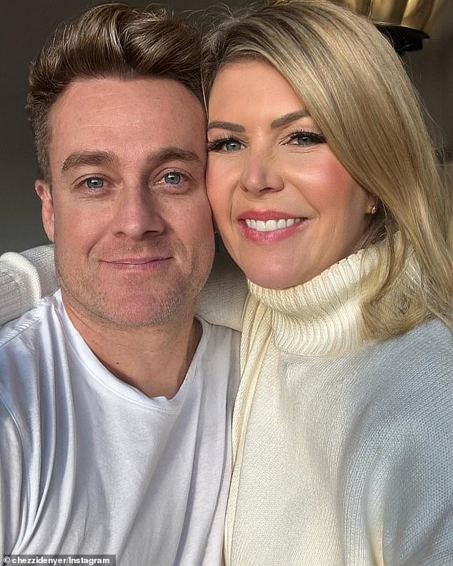 Grant, 45, and Chezzi Denyer, 42, (both pictured) have had a tumultuous relationship that began with a love affair and stayed strong through an opiate addiction.  Now the lovebirds have reached stable ground and decided to share a shocking declaration of love.