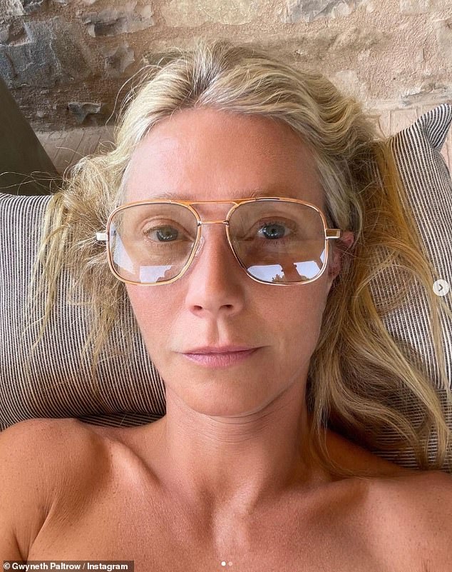 Blonde ambition: Gwyneth Paltrow, 50, has claimed she is 