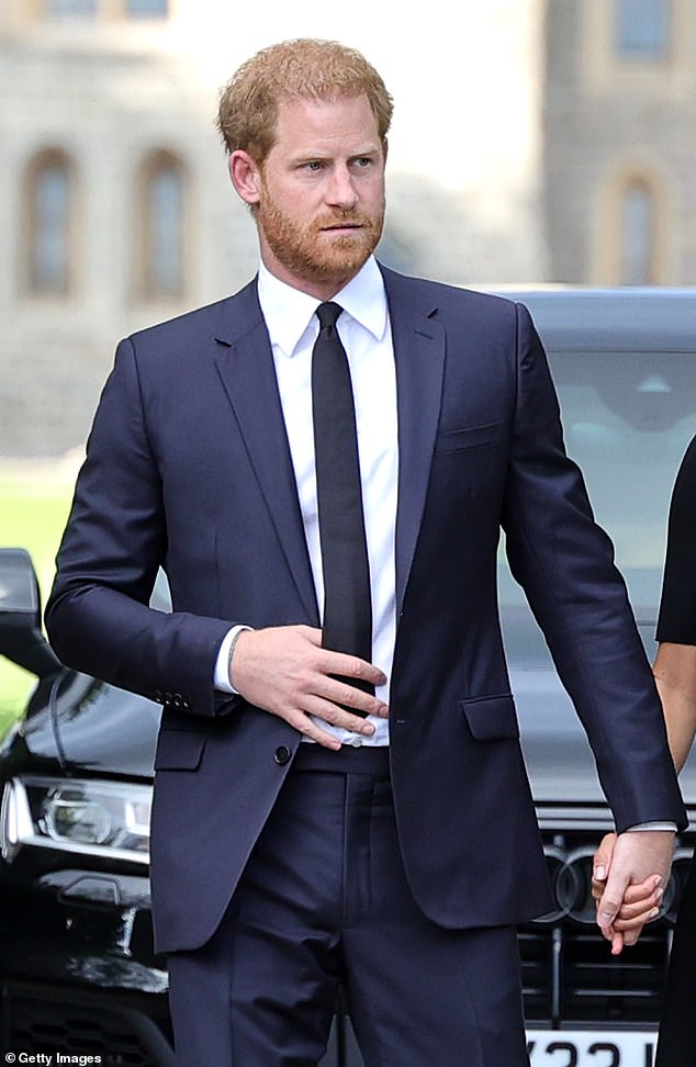 Prince Harry (pictured from September) has sparked much conversation about beards and hair loss in men in the past week after mentioning both in his explosive memoir Spare