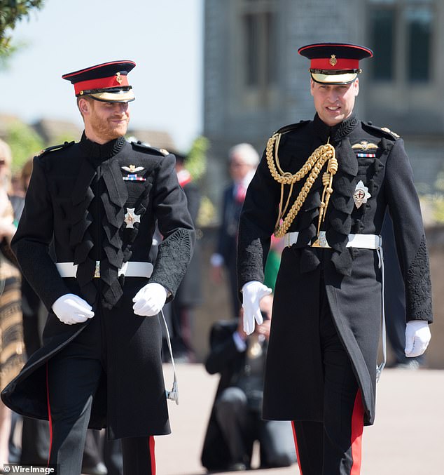 Prince Harry and Prince William attended the former's wedding at St George's Chapel in Windsor Castle.