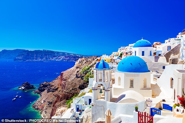 Prices for package holidays and flights to tướng popular destinations have jumped compared to tướng last year, according to tướng new Which? research - and Greece has seen the steepest rises. Above is the popular Greek isle of Santorini