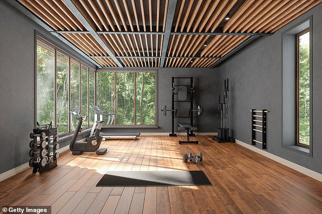 Get in shape: By installing fitness facilities in your home, you can save on membership costs