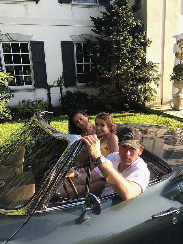 Hunter Biden drives a Corvette parked near Dad Joes classified