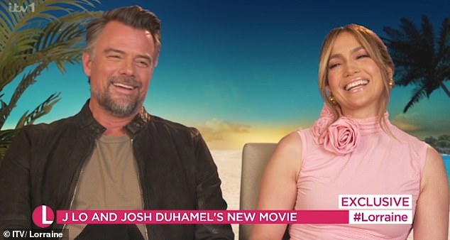 Funny: Jennifer Lopez called Jennifer Coolidge a 'riot' when she joined Josh Duhamel to talk about his movie Shotgun Wedding on Lorraine on Friday