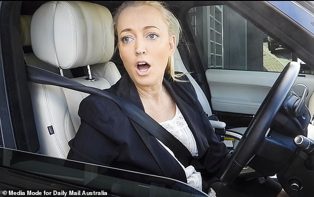 Radio host Jackie 'O' Henderson (pictured September 2019) came face to face with an arrogant driver who stole her parking spot over the weekend.