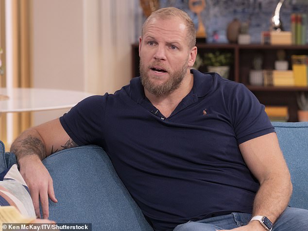 Funny: James Haskell joked that his father-in-law, Richard Madeley, once told him to fuck off when he tried to help him cook on Boxing Day years ago.