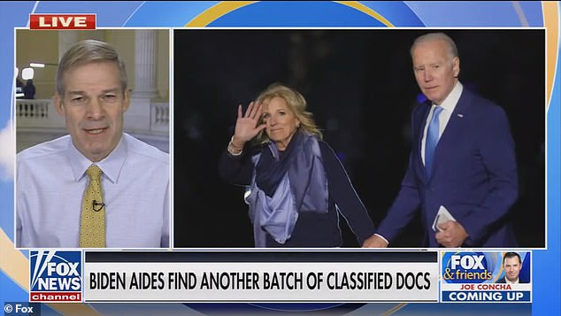 House Judiciary Chairman Jim Jordan has launched a litany of questions he says the Biden administration must answer about the classified files found.