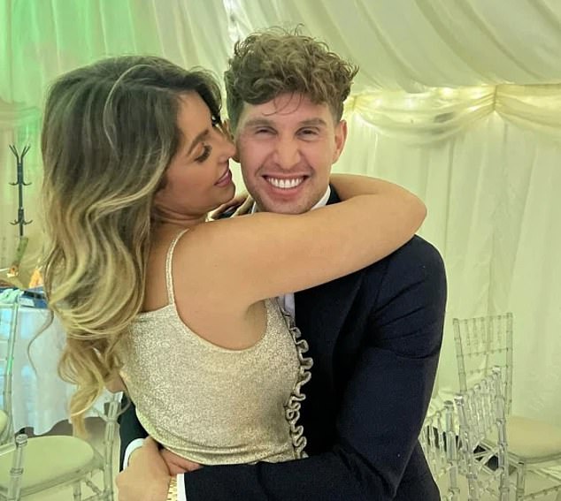 Good news: footballer John Stones and his girlfriend Olivia Naylor have welcomed a baby boy, two months after the defender suffered a heartbreak with England at the FIFA World Cup.