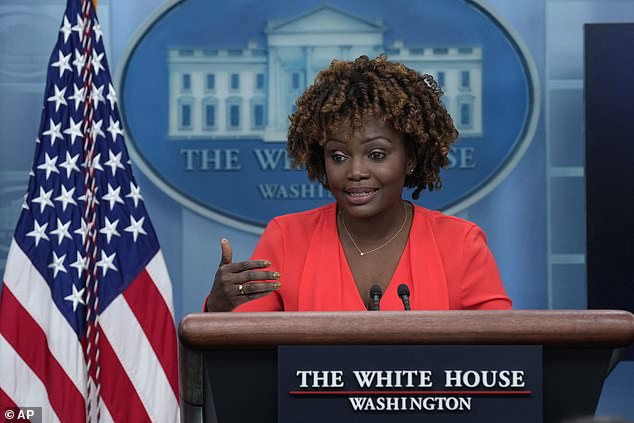 White House press secretary Karine Jean-Pierre insisted Wednesday that President Joe Biden would not come after the gas stoves of Americans.