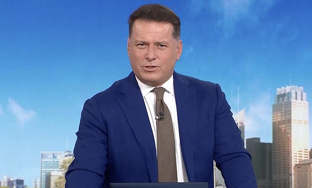 Karl Stefanovic (pictured) has offered a strange response after being questioned about his involvement in a brawl in a wild park with Michael Clarke and his sister-in-law Jade Yarbrough.