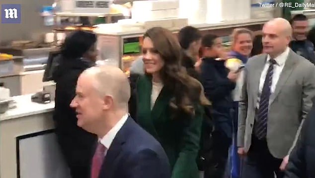 This is the moment the Princess of Wales heard a wolf whistle directed at her in Leeds today