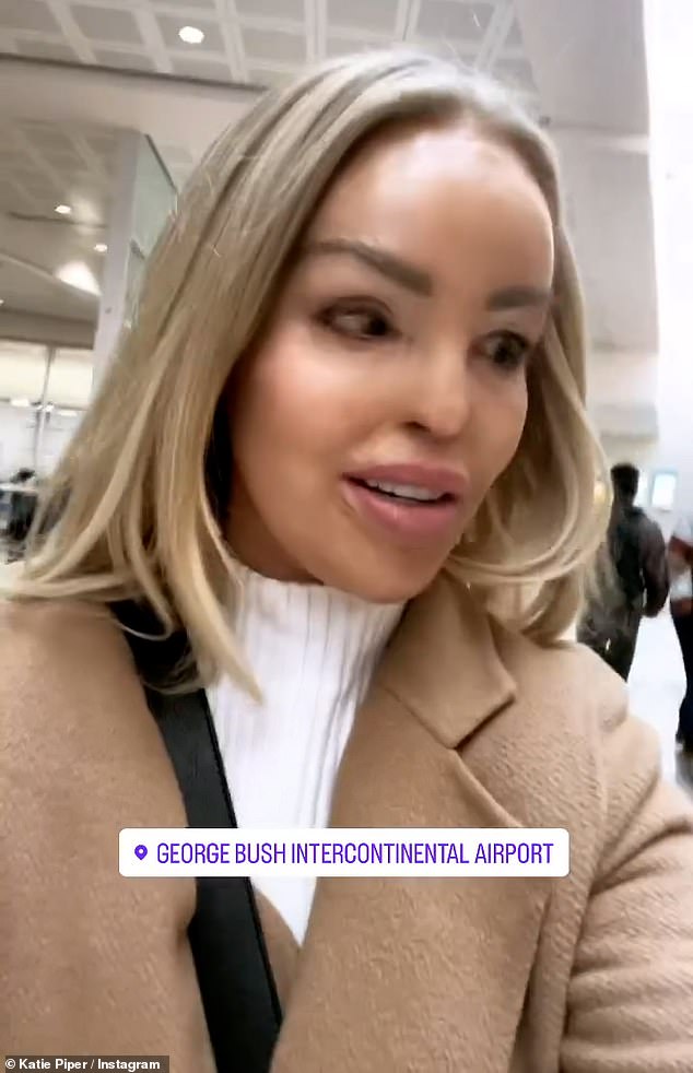 Oh darling!  Katie Piper took to her Instagram Story on Sunday to document her horrendous trip to the US, which ended in a sea of ​​tears.