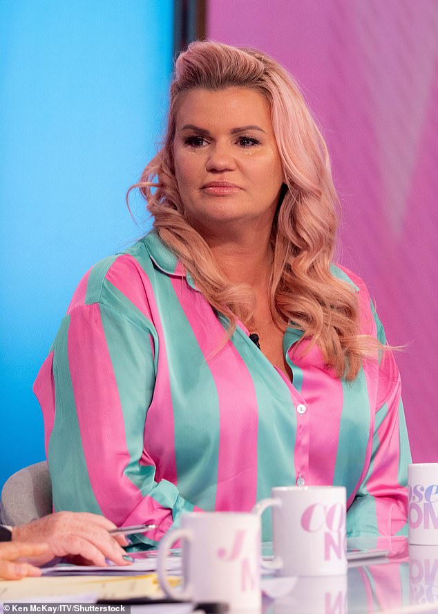 'He's got talent': Kerry Katona, 42, praised Lucien Laviscount, 30, as she responded to the outpouring of social media response after an old photo shoot of the couple went viral on Tuesday