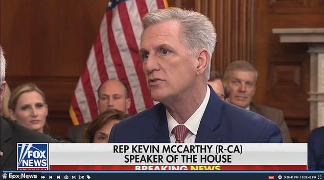 Kevin McCarthy spoke Tuesday with Fox News host Sean Hannity