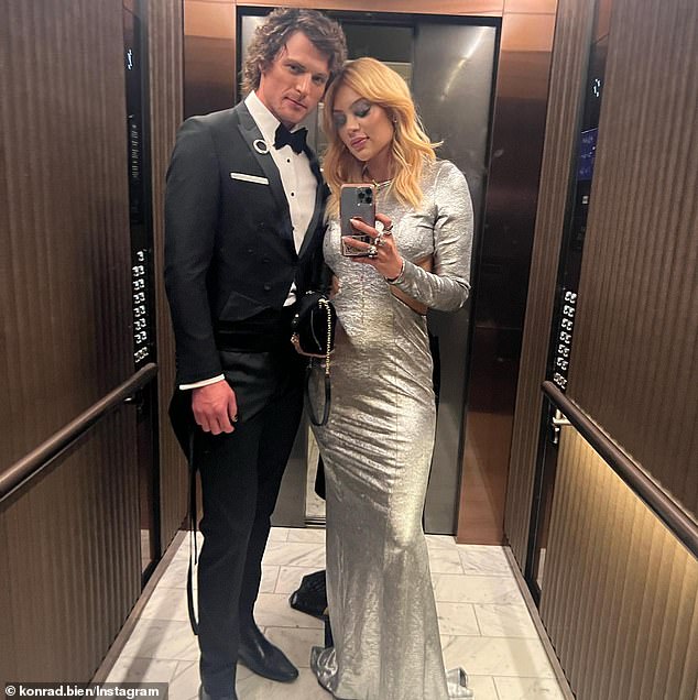 Abbie Chatfield's ex, Konrad Bień-Stephen, took to social media to beg fans to vote for his new girlfriend, singer Thelma Plum, on Triple J's Hottest 100. Konrad and Thelma pictured