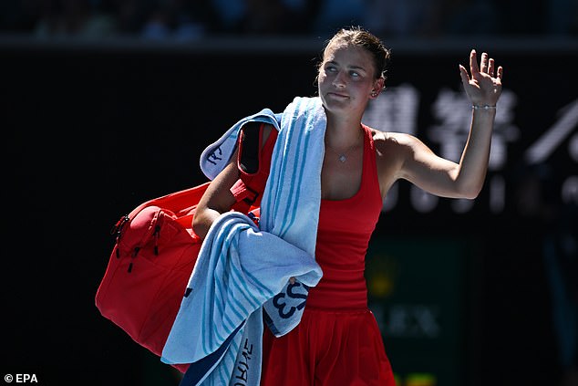 Marta Kostyuk was the last competitor at the Ukrainian Australian Open, exiting the tournament in the mixed doubles semifinal.