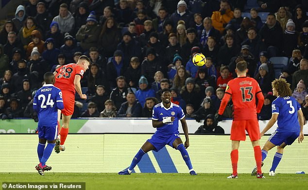 Evan Ferguson hit a subsequent header to give Brighton a point against Leicester City