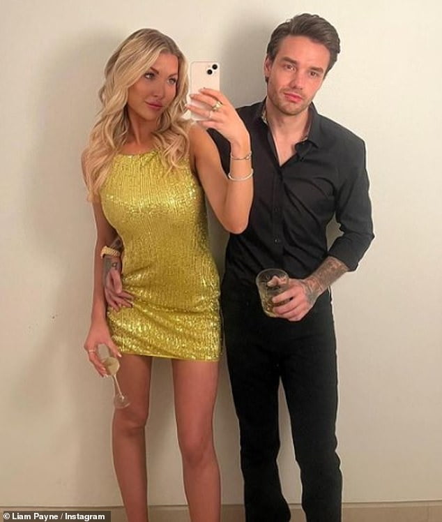 Romantic: Liam Payne went above and beyond to make sure his first New Years with girlfriend Kate Cassidy was one to remember