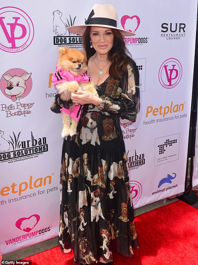 Online Slam: Lisa Vanderpump, shown in May 2019 in West Hollywood, California, pulled off an oldie but goodie Thursday as she apparently hit on her former The Real Housewives Of Beverly Hills castmate, Lisa Rinna.