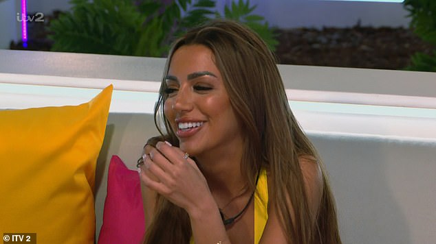 'I like being the little spoon': Things got flirty between Tanyel Revan and bombshell Tom Clare during Tuesday's episode of Love Island