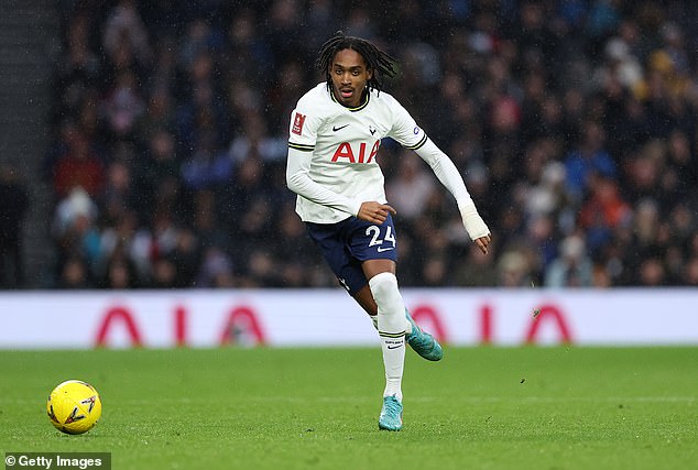 Lyon are interested in the loan of Djed Spence from Tottenham until the end of the season