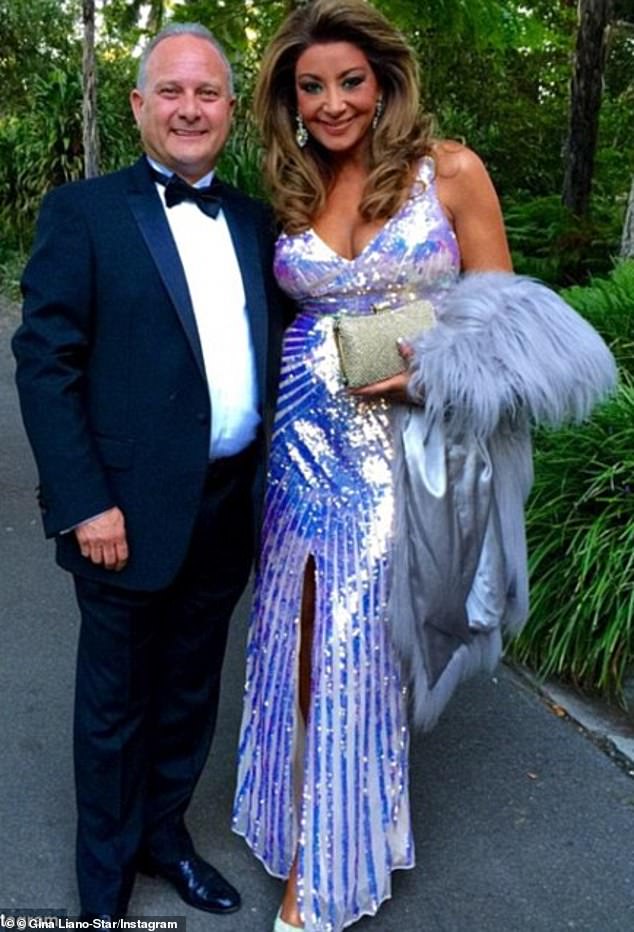 Property mogul Dean Giannarelli (left), father of MAFS star Dion Giannarelli and ex-partner of The Real Housewives of Melbourne's Gina Liano (right), is being sued for $176,000 in alleged legal fees 