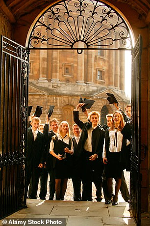 Cheers: Oxford University has a £4 billion partnership with Legal & General