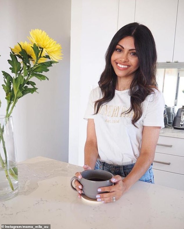 Melbourne mum Chantel Mila (pictured) gained more than a million followers on TikTok by sharing home hacks.  In her latest video, she revealed how to make your bed comfortable.