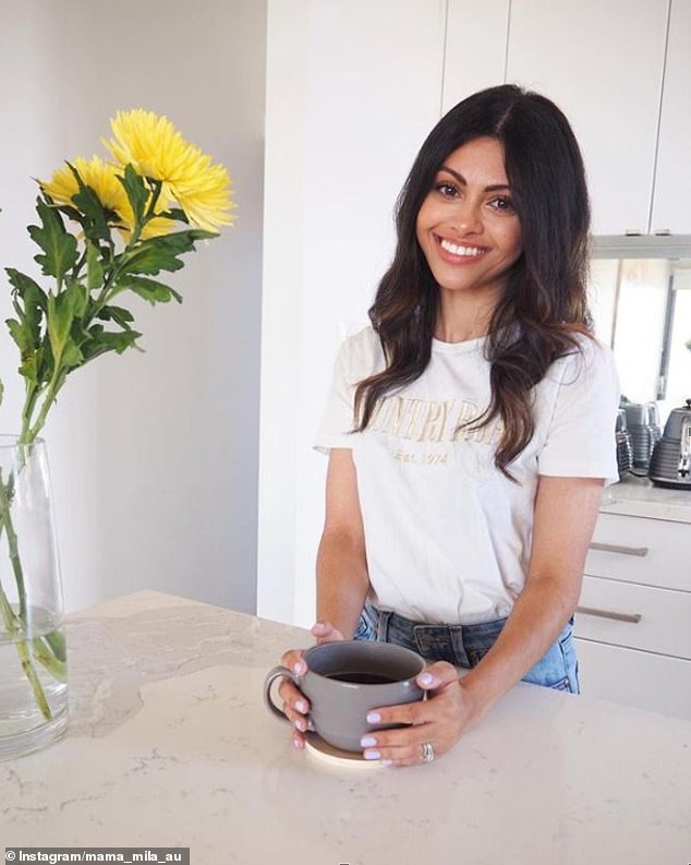 'Queen' of cleaning and styling Chantel Mila (pictured) has shared her 'life-changing' hack for putting on a duvet in seconds