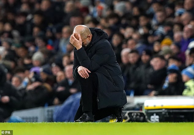 Pep Guardiola asked his fans 'back' after his team was booed at half-time last night